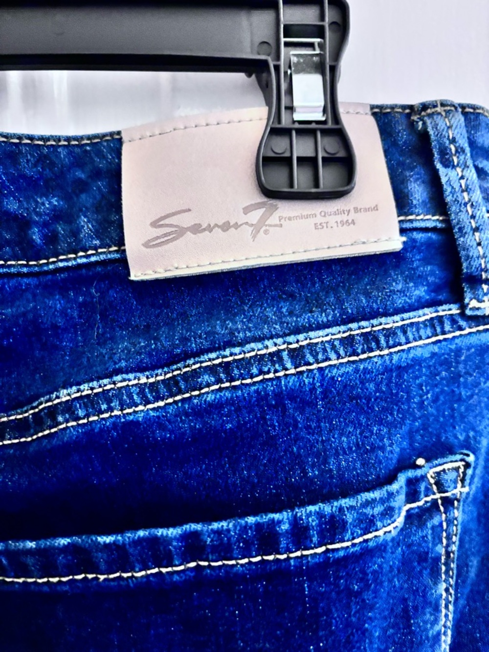 Seven7 Deep Blue Skinny Stretch Jeans - Picture 4 of 5